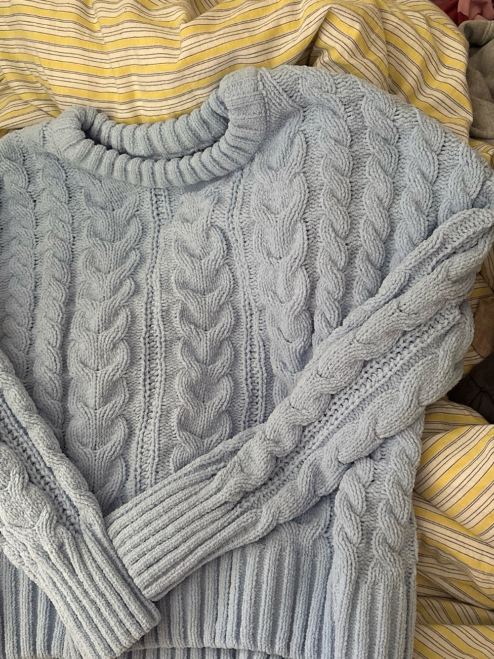 SO Plush Light Blue Pullover